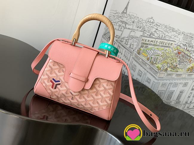 Bagsaaa Goyard Saïgon Mini Bag Pink - 15 x 7.5 x 20 cm  - 1