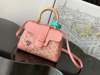 Bagsaaa Goyard Saïgon Mini Bag Pink - 15 x 7.5 x 20 cm 