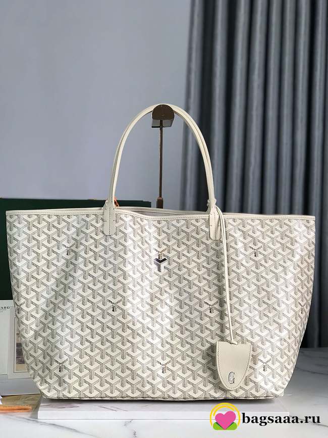 Bagsaaa Goyard Saint Louis GM Bag White - 34 x 20 x 40 cm - 1