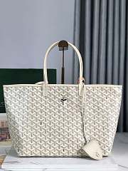 Bagsaaa Goyard Saint Louis PM Bag White - 28 x 15 x 34 cm  - 1