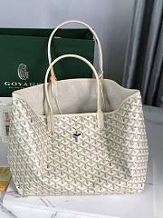 Bagsaaa Goyard Saint Louis PM Bag White - 28 x 15 x 34 cm  - 4