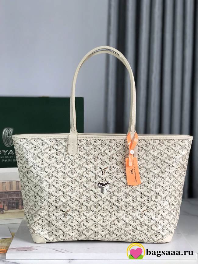 Bagsaaa Goyard Artois PM Bag White - 25 x 14 x 30 cm - 1