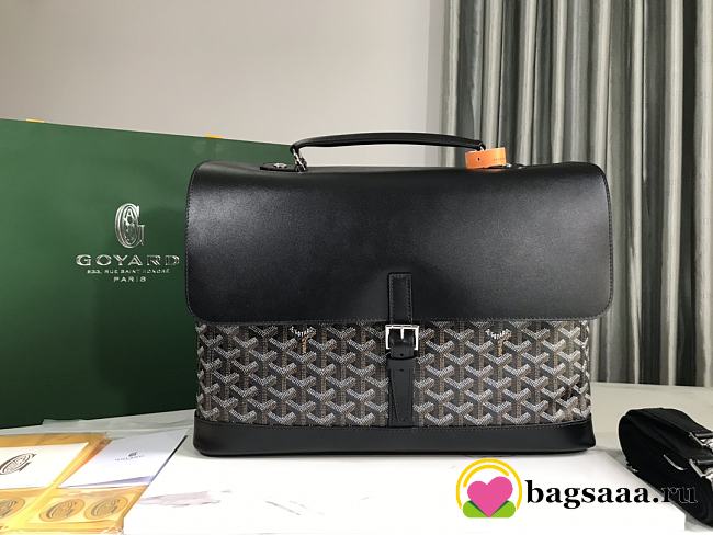 Bagsaaa Goyard Citadin PM Messenger Bag Black - 33 x 9 x 38 cm - 1