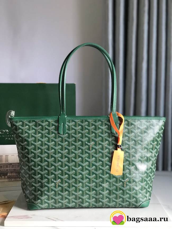 Bagsaaa Goyard Artois PM Bag Green - 25 x 14 x 30 cm - 1