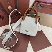 Bagsaaa Loro Piana Micro Bale Bag Cotton & Linen - 13 x 13 x 16 cm - 1