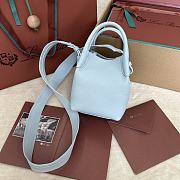 Bagsaaa Loro Piana Micro Bale Bag Light Blue - 13 x 13 x 16 cm - 2