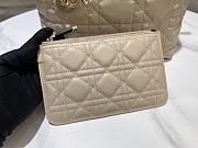 Bagsaaa Small Dior Toujours Bag Rope Beige and Black Macrocannage Calfskin - 23 x 14 x 12 cm - 2