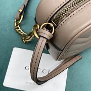 Bagsaaa Gucci GG Marmont Mini Shoulder Bag Beige 448065 - 18cm - 3