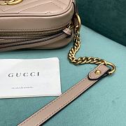 Bagsaaa Gucci GG Marmont Mini Shoulder Bag Beige 448065 - 18cm - 2