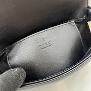 Bagsaaa Gucci GG Marmont Mini Top Handle Bag 811238 Black - 17x13x6cm - 2