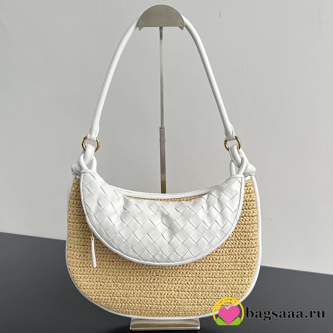 Bagsaaa Bottega Veneta Medium Gemelli Natural/chalk - 36x25x10 cm - 1