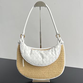 Bagsaaa Bottega Veneta Medium Gemelli Natural/chalk - 36x25x10 cm