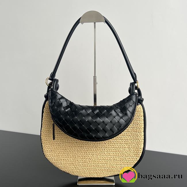 Bagsaaa Bottega Veneta Medium Gemelli Natural/black - 36x25x10 cm - 1