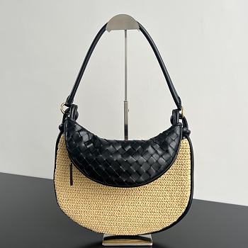 Bagsaaa Bottega Veneta Medium Gemelli Natural/black - 36x25x10 cm