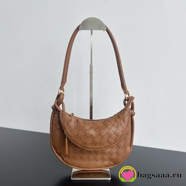 Bagsaaa Bottega Veneta Small Gemelli Brown - 24.5x19x7 cm - 1