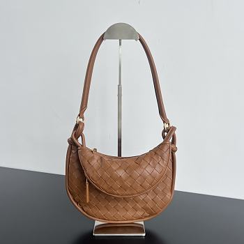 Bagsaaa Bottega Veneta Small Gemelli Brown - 24.5x19x7 cm