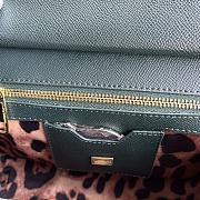 Bagsaaa Dolce&Gabbana Dark Green Sicily Handbag - 25x20X12cm - 3