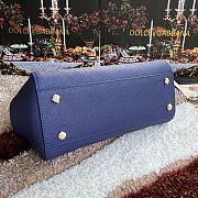 Bagsaaa Dolce&Gabbana Blue Sicily Handbag - 25x20X12cm - 4