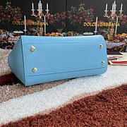 Bagsaaa Dolce&Gabbana Light Blue Sicily Handbag - 25x20X12cm - 2