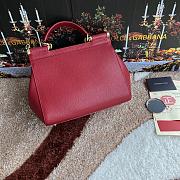 Bagsaaa Dolce&Gabbana Red Sicily Handbag - 25x20X12cm - 3