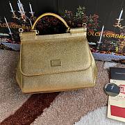 Bagsaaa Dolce&Gabbana Gold Sicily Handbag - 25x20X12cm  - 1