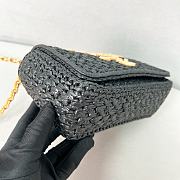 Bagsaaa Prada Crochet Shoulder Bag Black - 21x12x6 cm - 2