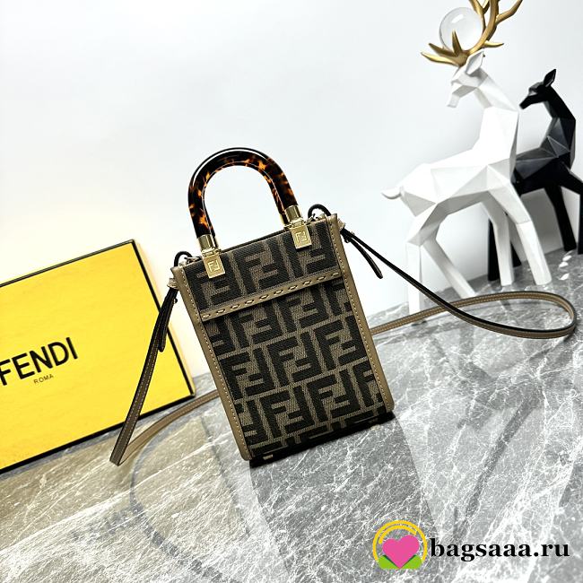 Bagsaaa Fendi Mini Sunshine Shopper - 18x13x6.5cm - 1