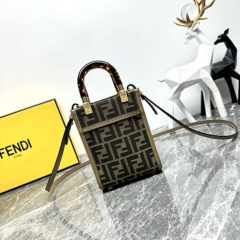 Bagsaaa Fendi Mini Sunshine Shopper - 18x13x6.5cm