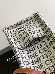 Bagsaaa Celine Small Cabas Thais Textile With Celine All-Over - 25.5 x 18.5 x 12 CM - 3