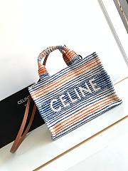 Bagsaaa Celine Small Cabas Thais In Striped Fabric - 25.5 x 18.5 x 12 CM - 1