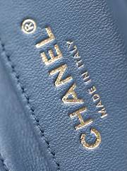 Bagsaaa Chanel Blue Lambskin & Gold Adjustable Strap - 13x20x7 cm - 2