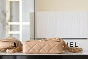 Bagsaaa Chanel Shoulder Bag Nude Lambskin & Gold - 20x5x15 cm - 4