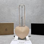 Bagsaaa Alaia Coeur Bag Light Beige - 21x17x5cm - 1