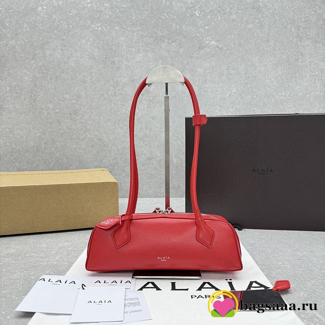 Bagsaaa Alaia Le Teckel Small Bag Red - 27x9x8 cm - 1