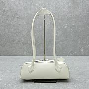 Bagsaaa Alaia Le Teckel Small Bag White - 27x9x8 cm - 4