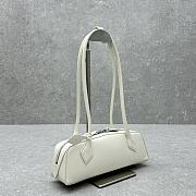 Bagsaaa Alaia Le Teckel Small Bag White - 27x9x8 cm - 2