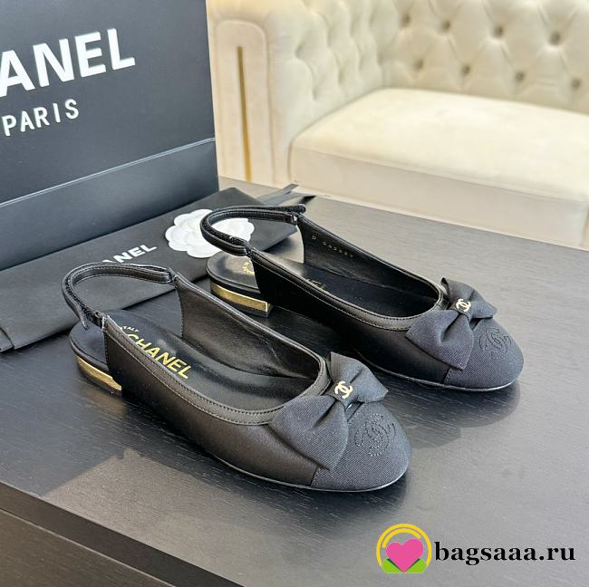 Bagsaaa Chanel Slingbacks Black G45689 - 1