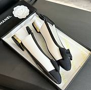 Bagsaaa Chanel Slingbacks Black & White G45689 - 3