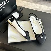 Bagsaaa Chanel Slingbacks Black & White G45689 - 2