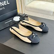 Bagsaaa Chanel Slingbacks Black & Beige G45689 - 1