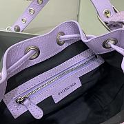 Bagsaaa Balenciaga Le Cagole XS Purple Leather - 15x20x18cm - 3