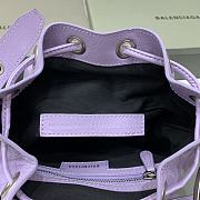 Bagsaaa Balenciaga Le Cagole XS Purple Leather - 15x20x18cm - 4