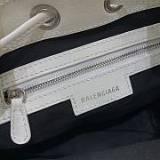 Bagsaaa Balenciaga Le Cagole XS White Leather - 15x20x18cm - 2