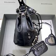 Bagsaaa Balenciaga Le Cagole XS Black Leather - 15x20x18cm - 2