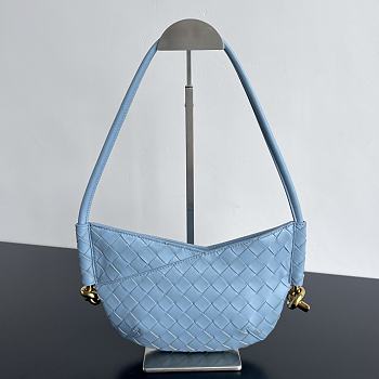 Bagsaaa Bottega Veneta Mini Solstice Blue - 28*18*5cm