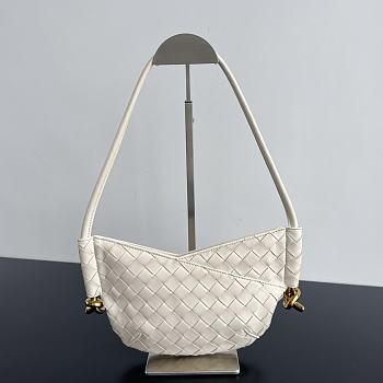 Bagsaaa Bottega Veneta Mini Solstice White - 28*18*5cm