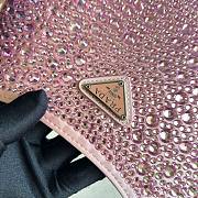 Bagsaaa Prada Cleo Crystal Pink - 22*18*4.5cm - 4