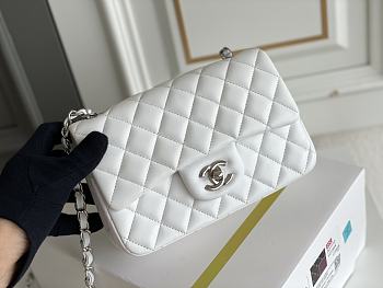 Chanel Flap Bag Mini 20cm white