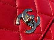 Bagsaaa Chanel Trendy CC Red Gold Hardware 25cm - 6