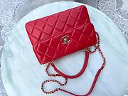 Bagsaaa Chanel Trendy CC Red Gold Hardware 25cm - 5